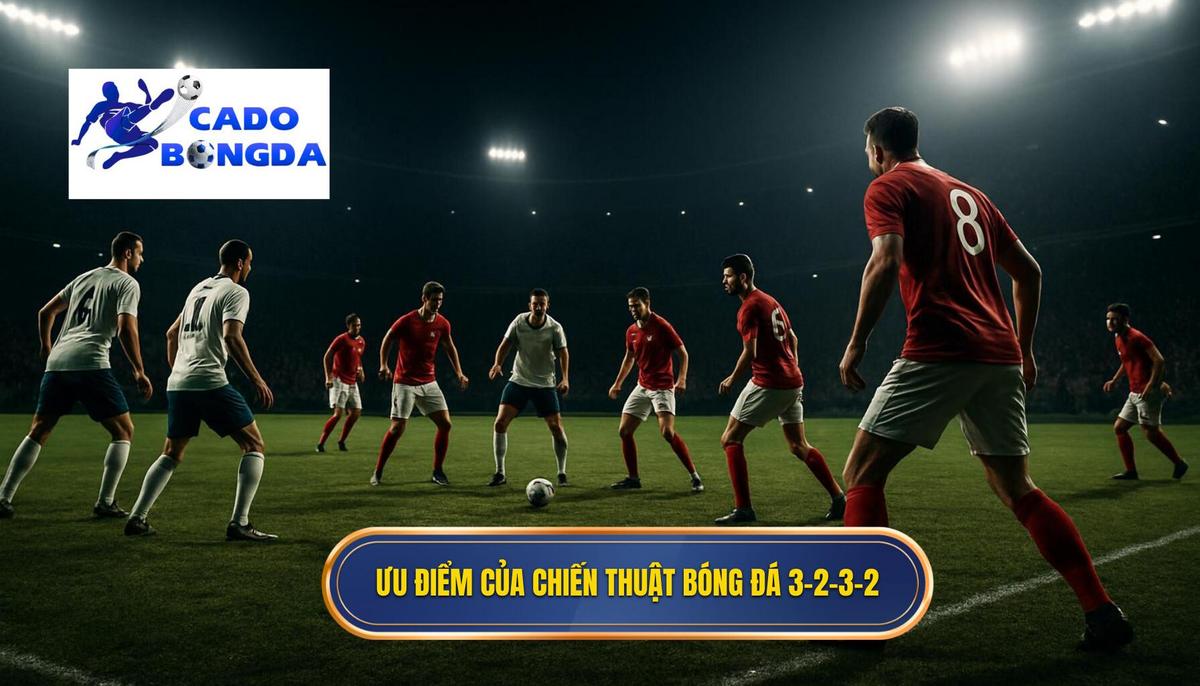 Chiến thuật bóng đá 3-2-3-2: Phân tích chuyên sâu về sự linh hoạt tấn công 2 Ưu Điểm Vượt Trội Của Chiến thuật bóng đá 3-2-3-2