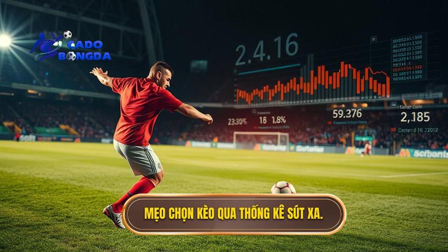 . Mẹo chọn kèo qua thống kê sút xa.