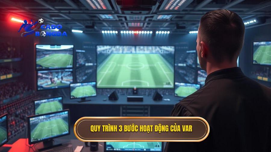 Công nghệ VAR trong bóng đá hoạt động thế nào? Quy trình 3 bước tiêu chuẩn