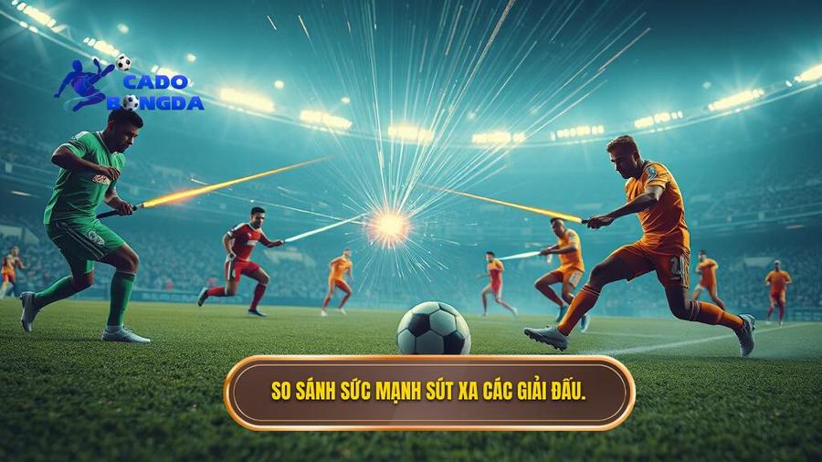 3. So sánh sức mạnh sút xa các giải đấu.