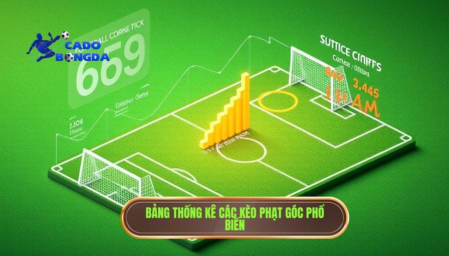 Bảng Thống Kê Các Loại Kèo Phạt Góc Phổ Biến